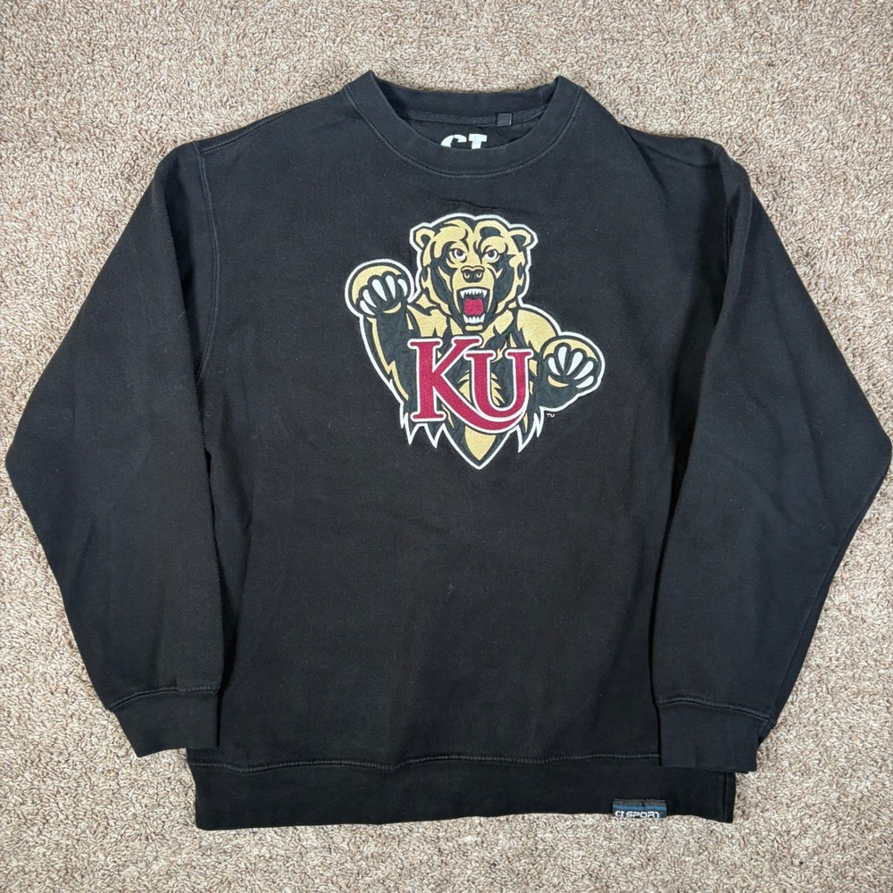 CI Sport Kutztown University‎ Golden Bears Black Crewneck Sweatshirt Mens Medium